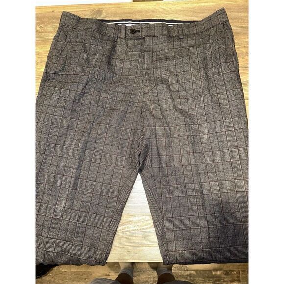 Men's Penguin Pants 44R/38W. Gray Plaid. NWOT. 14 - Picture 1 of 8